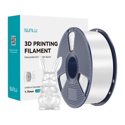  Filament SUNLU PLA+ Silk 1.75mm 1kg (white)