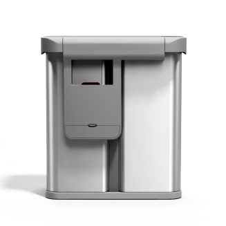 Kosz Simplehuman Sensor z czujnikiem ruchu i głosu 34 + 24 l stalowy - 4