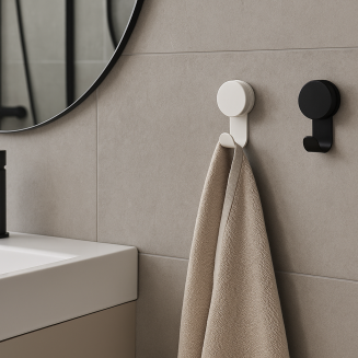 Wieszak ścienny pojedynczy Zone Denmark Puck White - 2