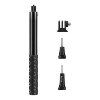  PULUZ metal selfie stick 110cm thread 1/4 - 3
