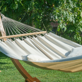  La Siesta Florencia latte double hammock - 4