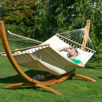  La Siesta Florencia latte double hammock - 3