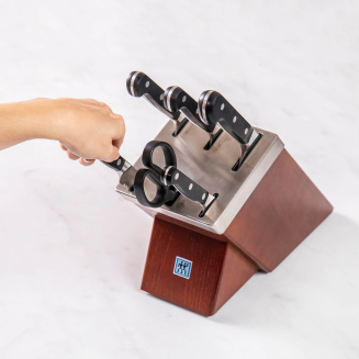 Zestaw 5 noży z nożycami w bloku samoostrzącym Zwilling Pro - 9