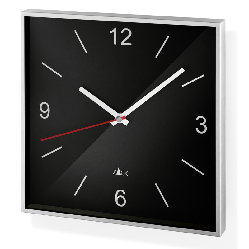  Zack Sillar clock 26 cm black