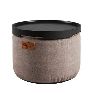  SACKit Serving Tray dark stained ash pouf - 3