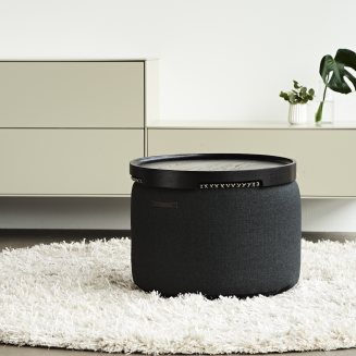  SACKit Serving Tray dark stained ash pouf - 5