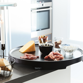 Taca do puf SACKit Serving Tray dark stained ash - 4