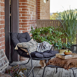  Bloomingville Nesma Brown pillow 35x60 cm - 4