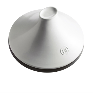 Naczynie tagine Emile Henry Delight 2l czarno-biały indukcja - 3