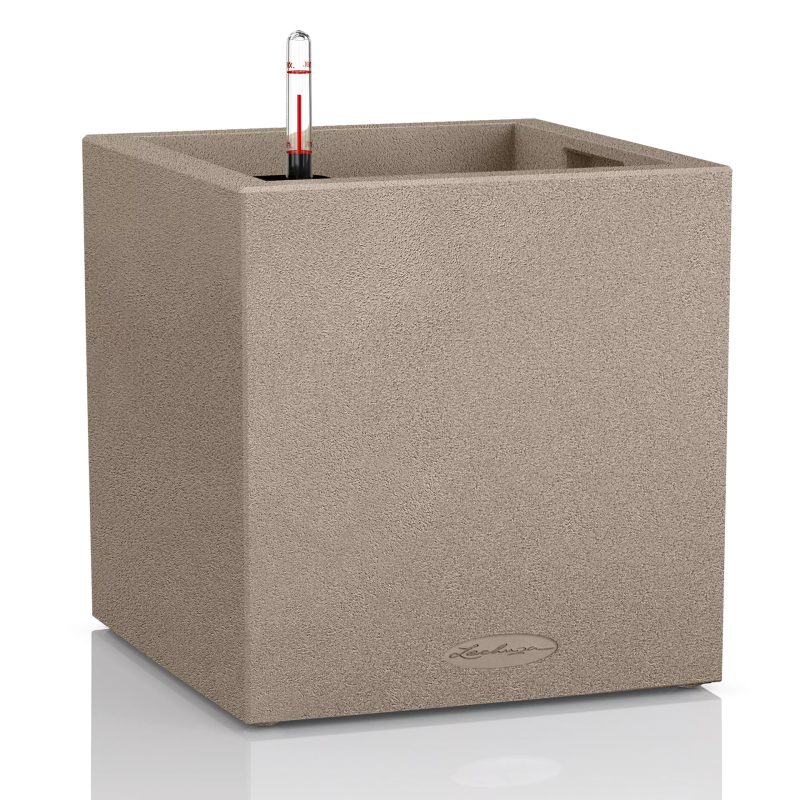  Lechuza Canto Stone flowerpot 30 cubes sand beige