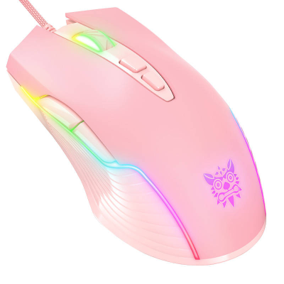  ONIKUMA CW905 Gaming Mouse (Pink)