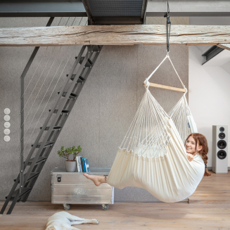  La Siesta Habana latte comfort hammock chair - 6