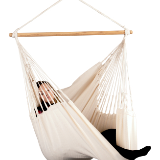  La Siesta Habana latte comfort hammock chair - 3