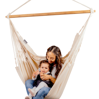  La Siesta Habana latte comfort hammock chair - 2