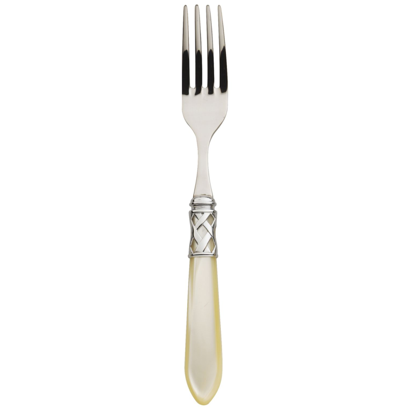 Widelec obiadowy Casa Bugatti Aladdin Ivory/Steel