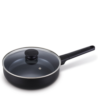 Patelnia głęboka z powłoką nieprzywierającą i pokrywą Brabantia Vanta 24 cm