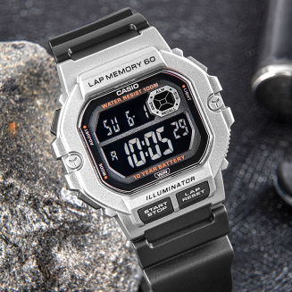 Zegarek CASIO WS-1400H-1BVEF + BOX Unisex - 5
