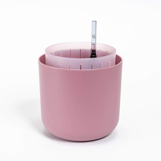 PLASTIA TOLITA AIR Donica samonawadniająca okrągła 16 cm różowy - 2