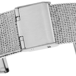 Bransoleta Fashion Mesh Srebrna IPS 18 mm FA18S - 2