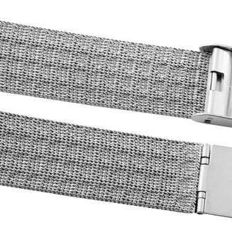 Bransoleta Fashion Mesh Srebrna IPS 18 mm FA18S - 4