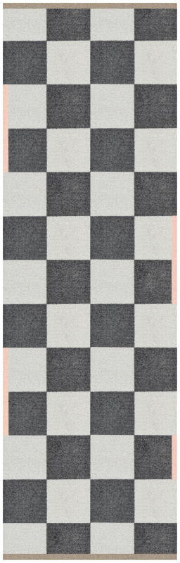 Chodnik Mette Ditmer SQUARE All-Round Dark Grey 77×240 cm