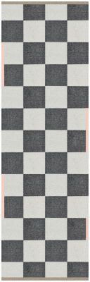 Chodnik Mette Ditmer SQUARE All-Round Dark Grey 77×240 cm