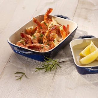 Prostokątny półmisek ceramiczny Staub - 400 ml, Niebieski - 3