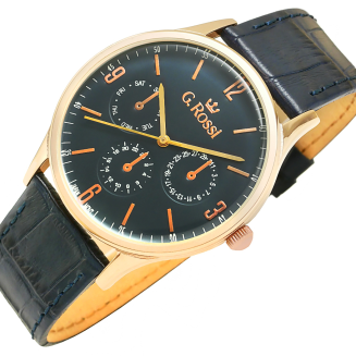 Zegarek Męski G.Rossi 10737A-6F3 + BOX - 3
