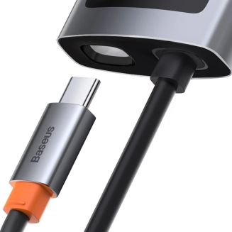 BASEUS Metal Gleam Series 4-Port USB-C Hub - 7