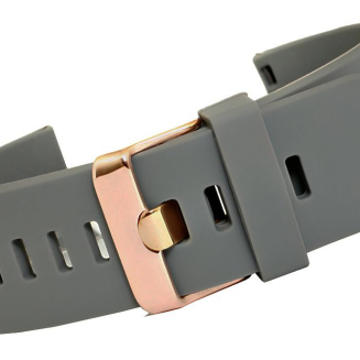 Pasek silikonowy SZARY-RÓŻOWE ZŁOTO U15-22-1 - 2