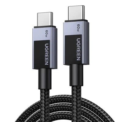 UGREEN L524 USB-C-USB-C Cable 2m 60W (Gray)