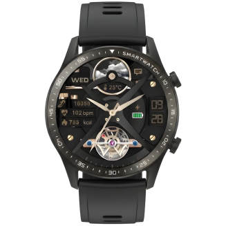 Smartwatch Gravity Czarny 2 Paski GT10-4 - 10