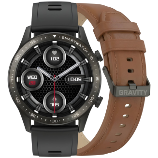 Smartwatch Gravity Czarny 2 Paski GT10-4 - 11