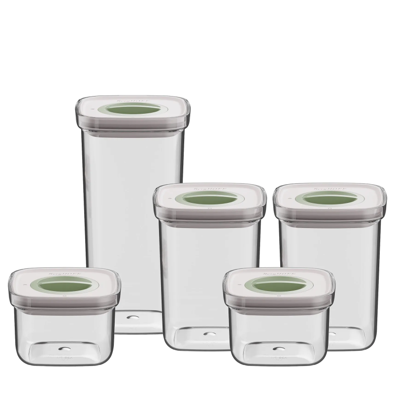 Zestaw 5 hermetycznych pojemników na żywność BergHOFF Smart Seal