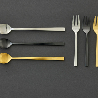 Set of 4 Bitz Steel latte spoons - 3