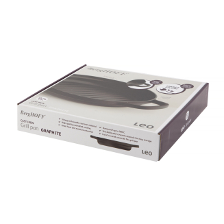 Żeliwna patelnia grillowa BergHOFF Graphite 26 cm - 4