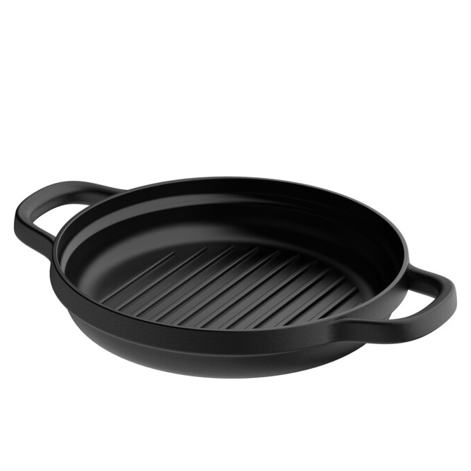 Żeliwna patelnia grillowa BergHOFF Graphite 26 cm