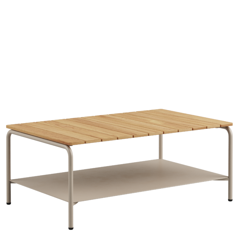 Stolik ogrodowy SACKit Patio Coffee Table Taupe 110x70 cm