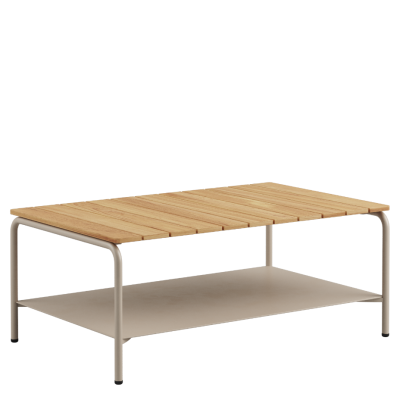 SACKit Patio Coffee Table Taupe 110x70 cm