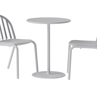  Fatboy Fred's Round Bistro Table Light Grey - 3