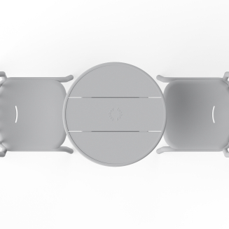 Stolik ogrodowy Fatboy Fred's Round Bistro Table Light Grey - 4