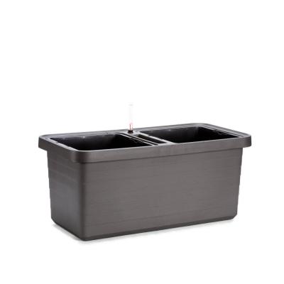 Donica samo-nawadniająca Urbalive Berberis Duo szary 78x39 cm