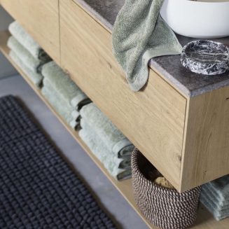 Ręcznik Aquanova Sava Dark grey 55x100 cm - 3