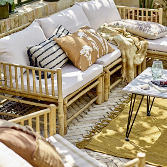  Bloomingville Mundo Gray garden table 55x55 cm - 4