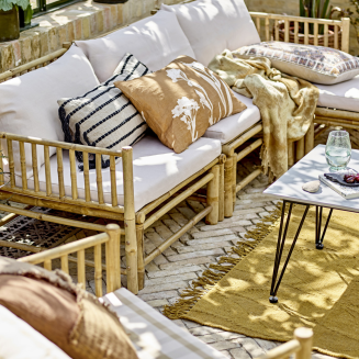 Stolik ogrodowy Bloomingville Mundo Grey 55x55 cm - 4