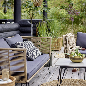  Bloomingville Mundo Gray garden table 55x55 cm - 2