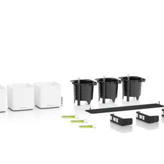 Donica ścienna Lechuza Home Kit Glossy biały mat - 2