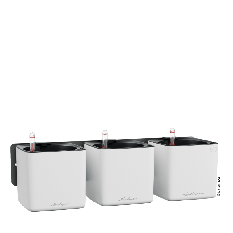 Donica ścienna Lechuza Home Kit Glossy biały mat