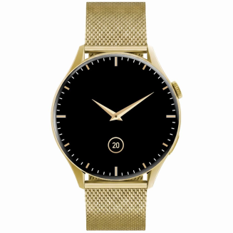 Smartwatch Gravity Złoty Pasek + Bransoleta GT11-3 - 7