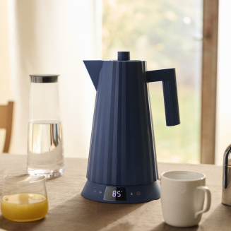 Czajnik elektryczny z regulacją temperatury Alessi Plissé Blue 1.7l - 5